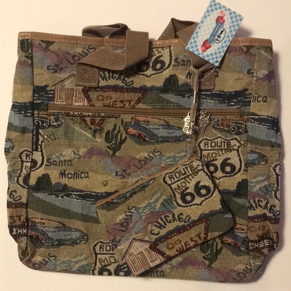 Rt 66 Bag and Small Pouch Bag - Karriage Mate - Picture 1 of 11